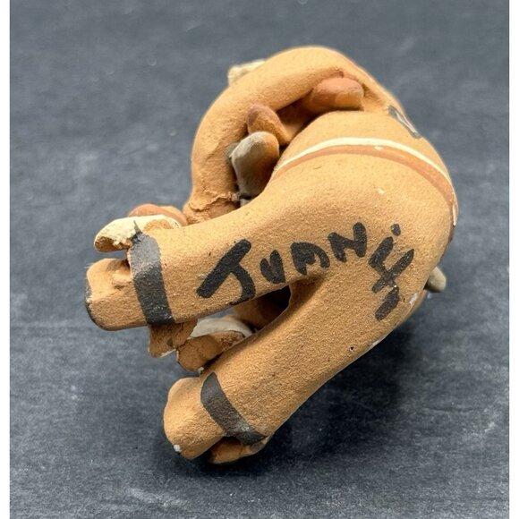 VTG Native American Jemez Taos Pueblo Storyteller W/6 Children Juanita Martinez - Picture 5 of 8